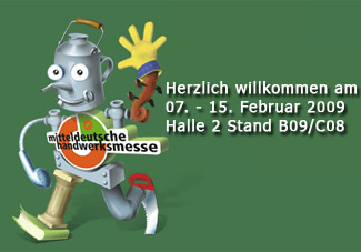 Besuchen Sie uns auf der Mitteldeutschen Handwerksmesse in Leipzig