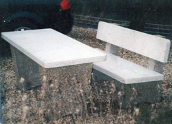 Steinpapierkorb